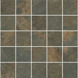 MM12132 Рамбла коричневый мозаичный 25*25 декор