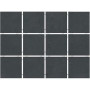 1291H Амальфи черный, полотно 29,8х39,8 из 12 частей 9,8х9,8 керамический гранит