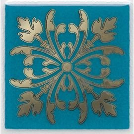 HGD/D252/5246 Клемансо бирюзовый 4,9*4,9 керамическая вставка