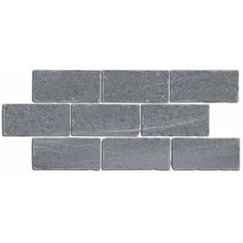 BR023 Роверелла серый мозаичный 34,5x14,7 керамический бордюр