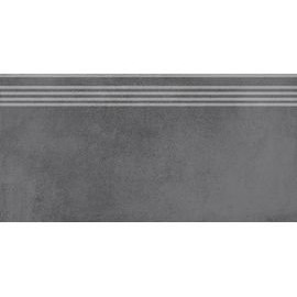 DD253700R/GR Ступень Мирабо серый темный обрезной 30*60